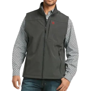 Ariat Men's Logo 2.0 Charcoal Americana Softshell Vest