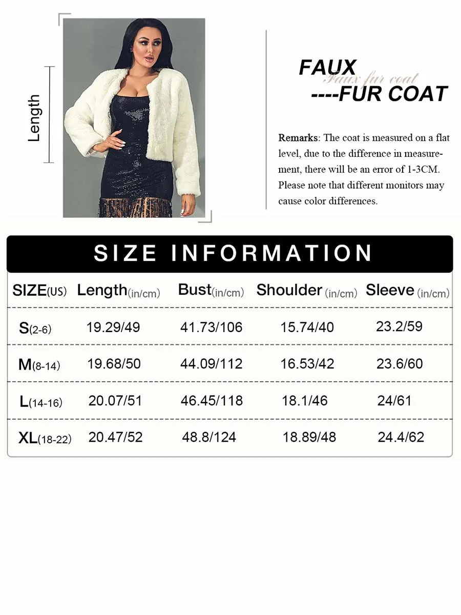 Beige Faux Rabbit Fur Full Coat Sleeves Winter Warm Jacket
