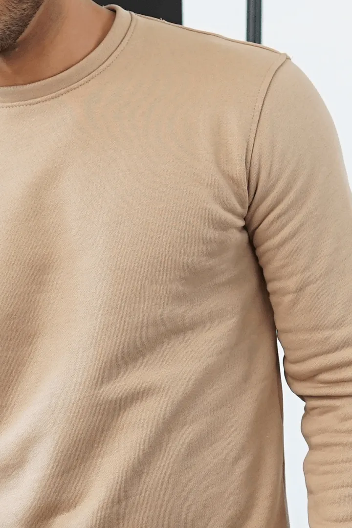 Beige Terry Sweatshirt