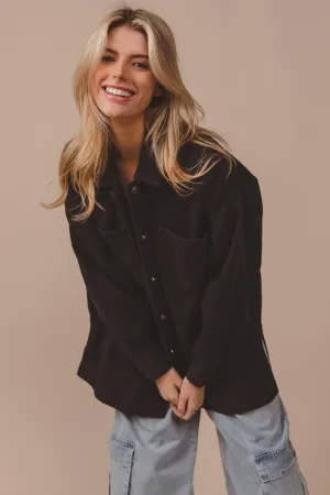 BiBi Jacket Cotton Button Up Washed USA Stock with Pockets