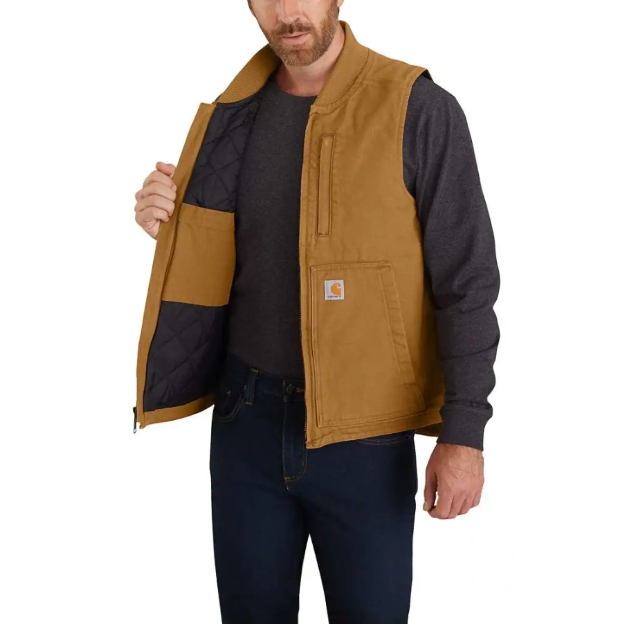 CARHARTT MEN'S VEST WASH DUCK - 104395