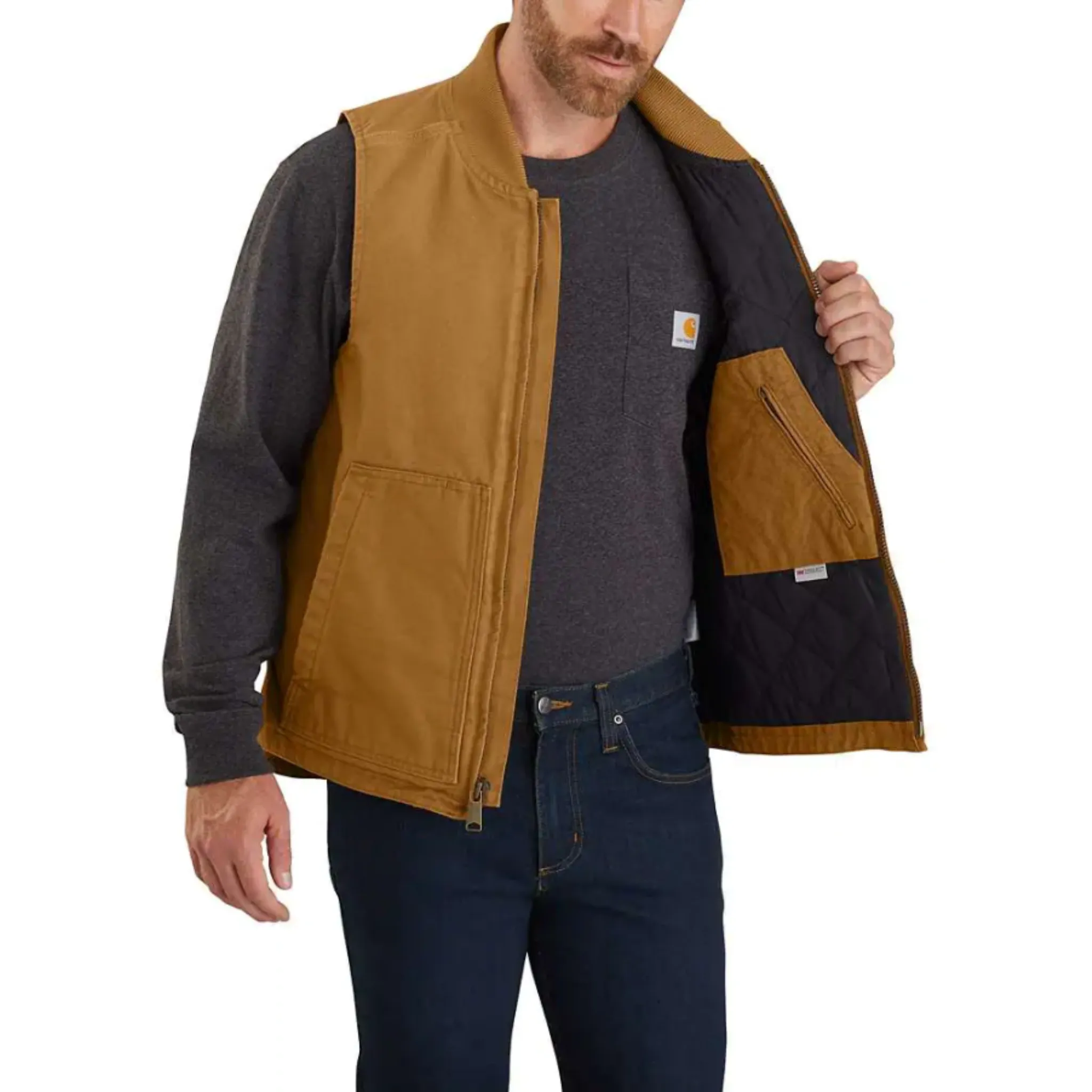 CARHARTT MEN'S VEST WASH DUCK - 104395