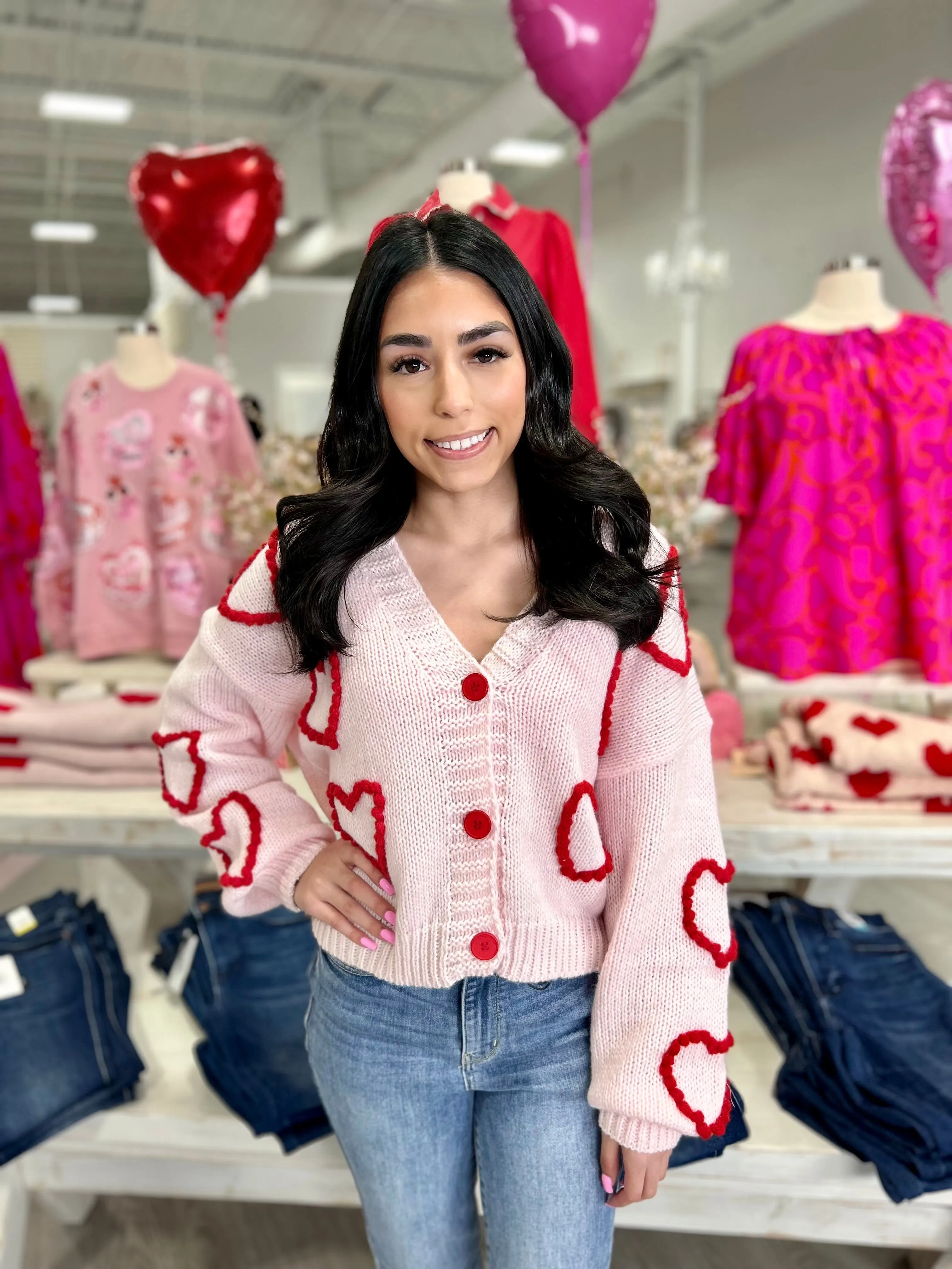 CARMEN HEART CARDIGAN