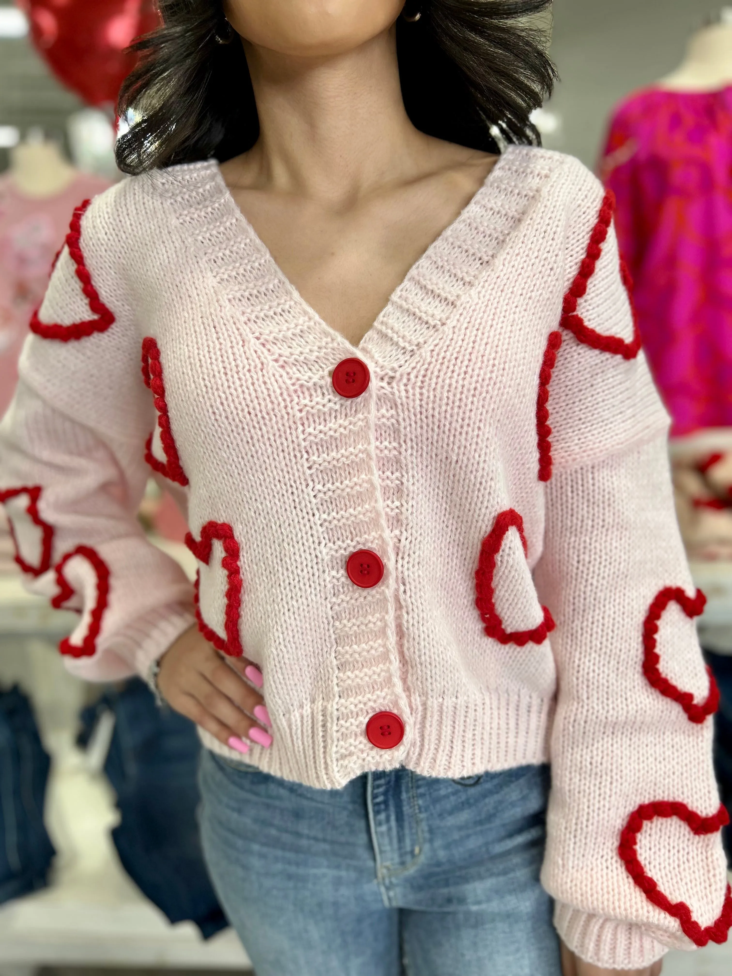 CARMEN HEART CARDIGAN
