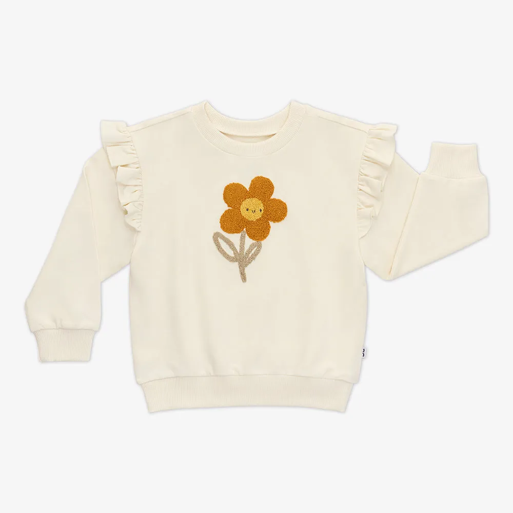 Daisy Flutter Crewneck