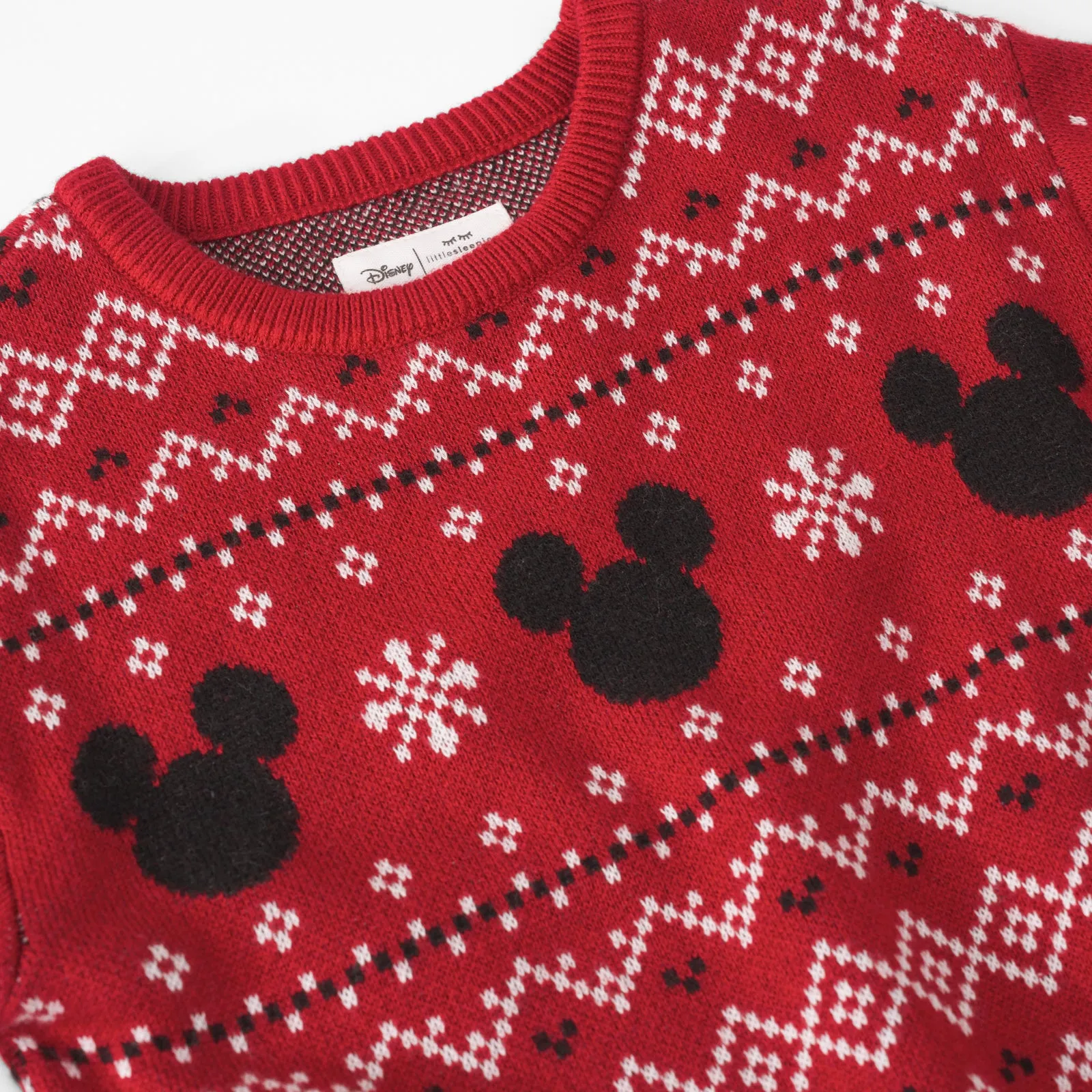 Disney Vintage Mickey Fair Isle Relaxed Sweater