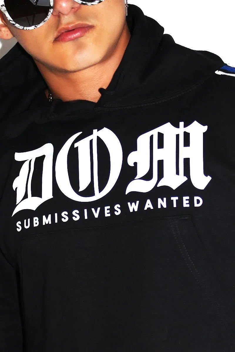 Dom Long Sleeve Hoodie-Black