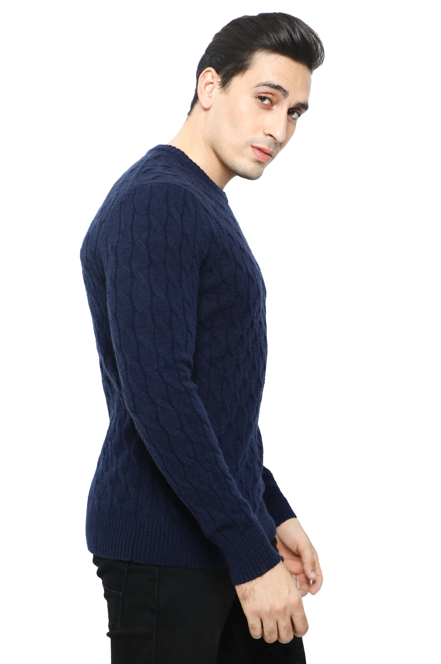 Gents Sweater In N-Blue SKU: SA567-N-BLUE