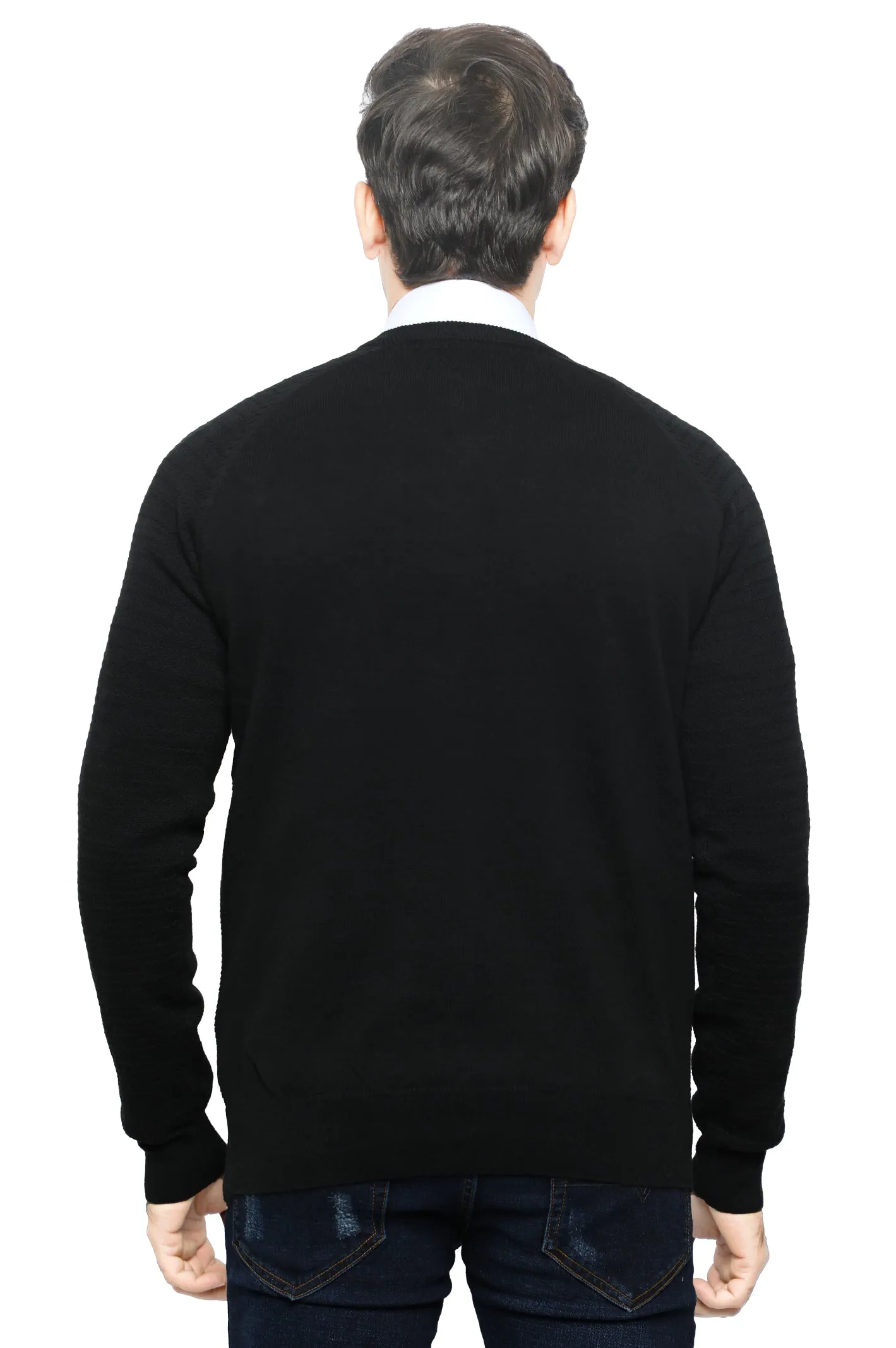 Gents Sweater SKU: SA533-BLACK