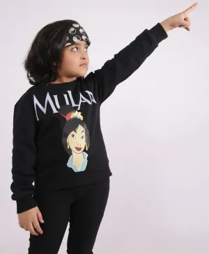 Girls Sweatshirt (Black )