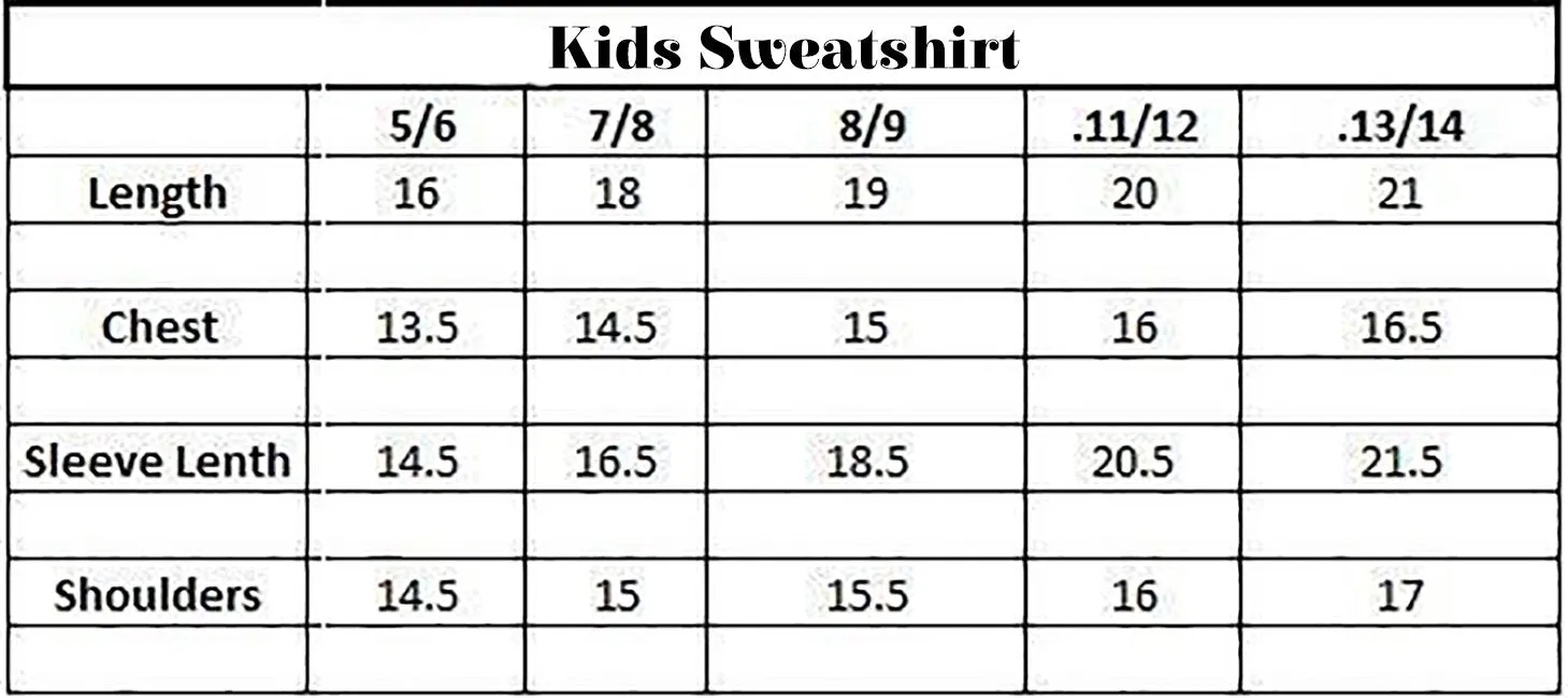 Girls Sweatshirt (Black )