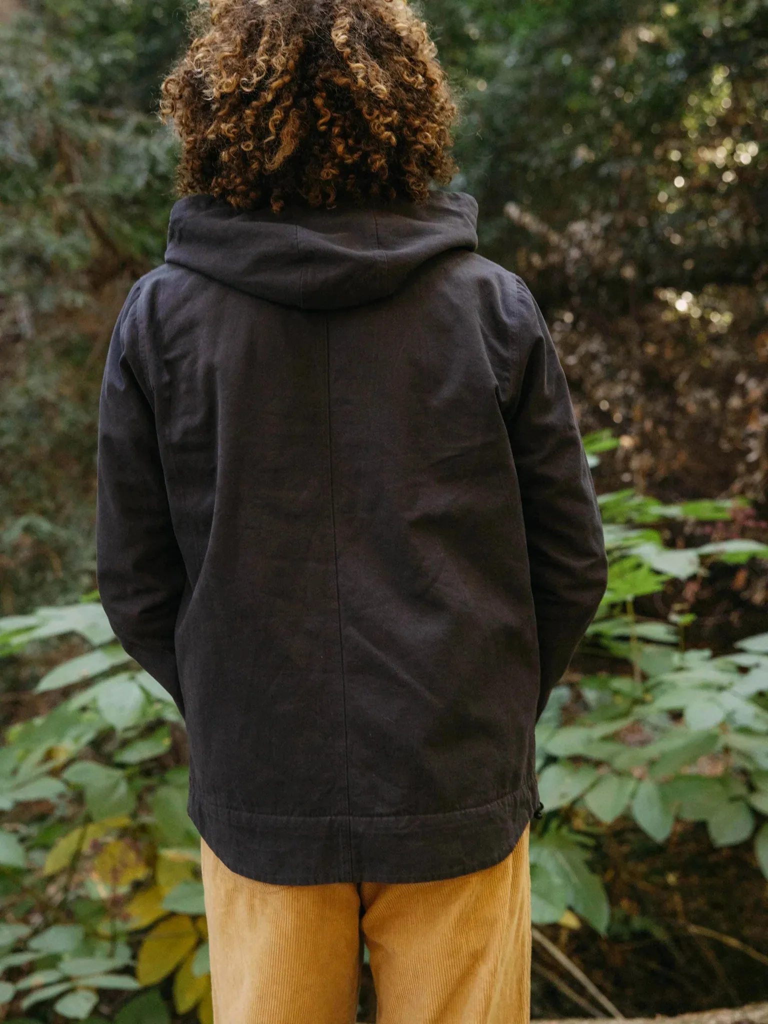 Hooded Deck Jacket - Navy