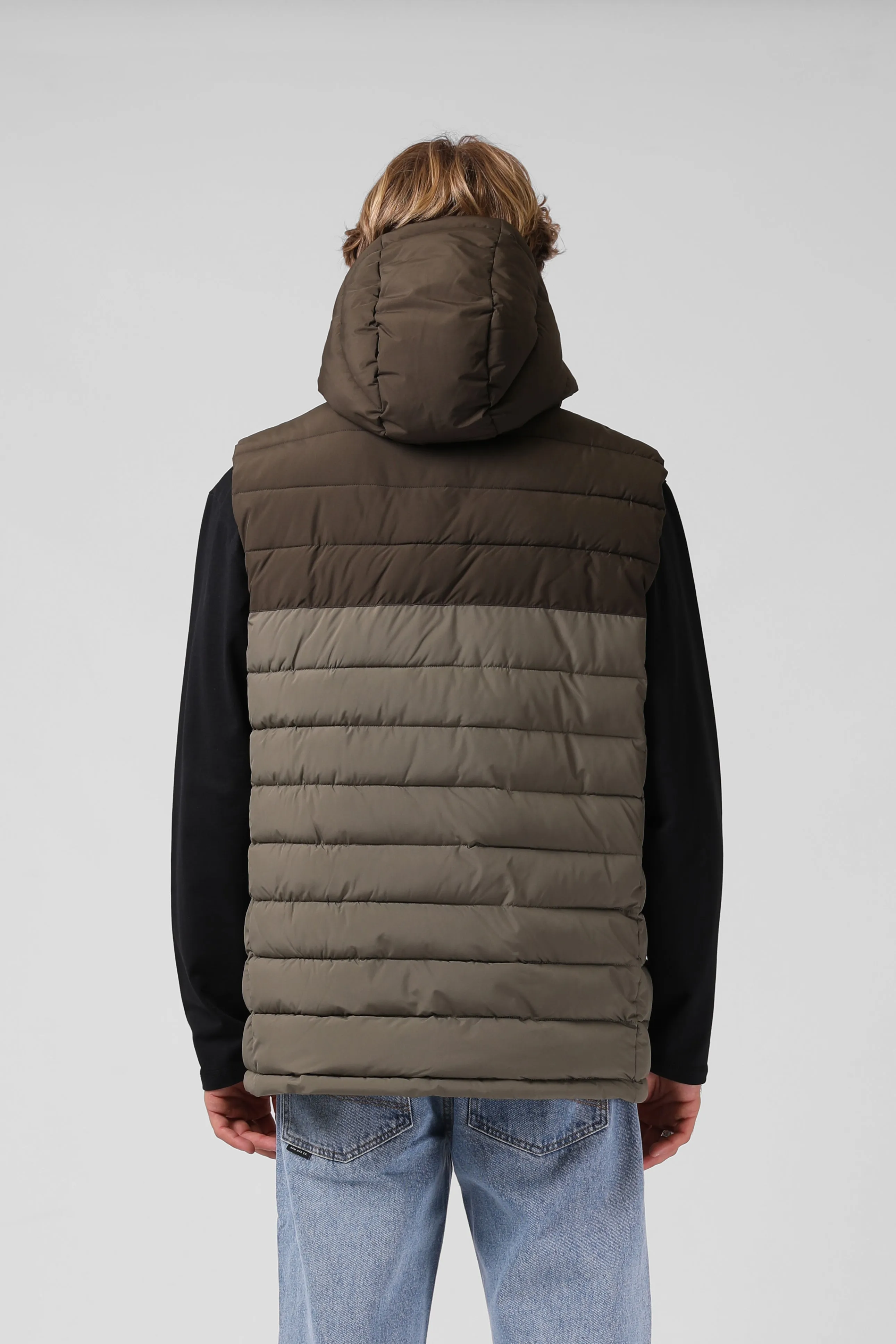 Hooded Hike Vest - 2 Tone