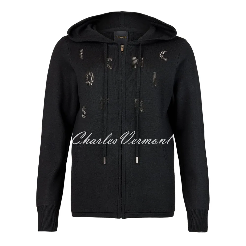 I'cona Hooded Cardigan Jacket - Style 67272-60198-90