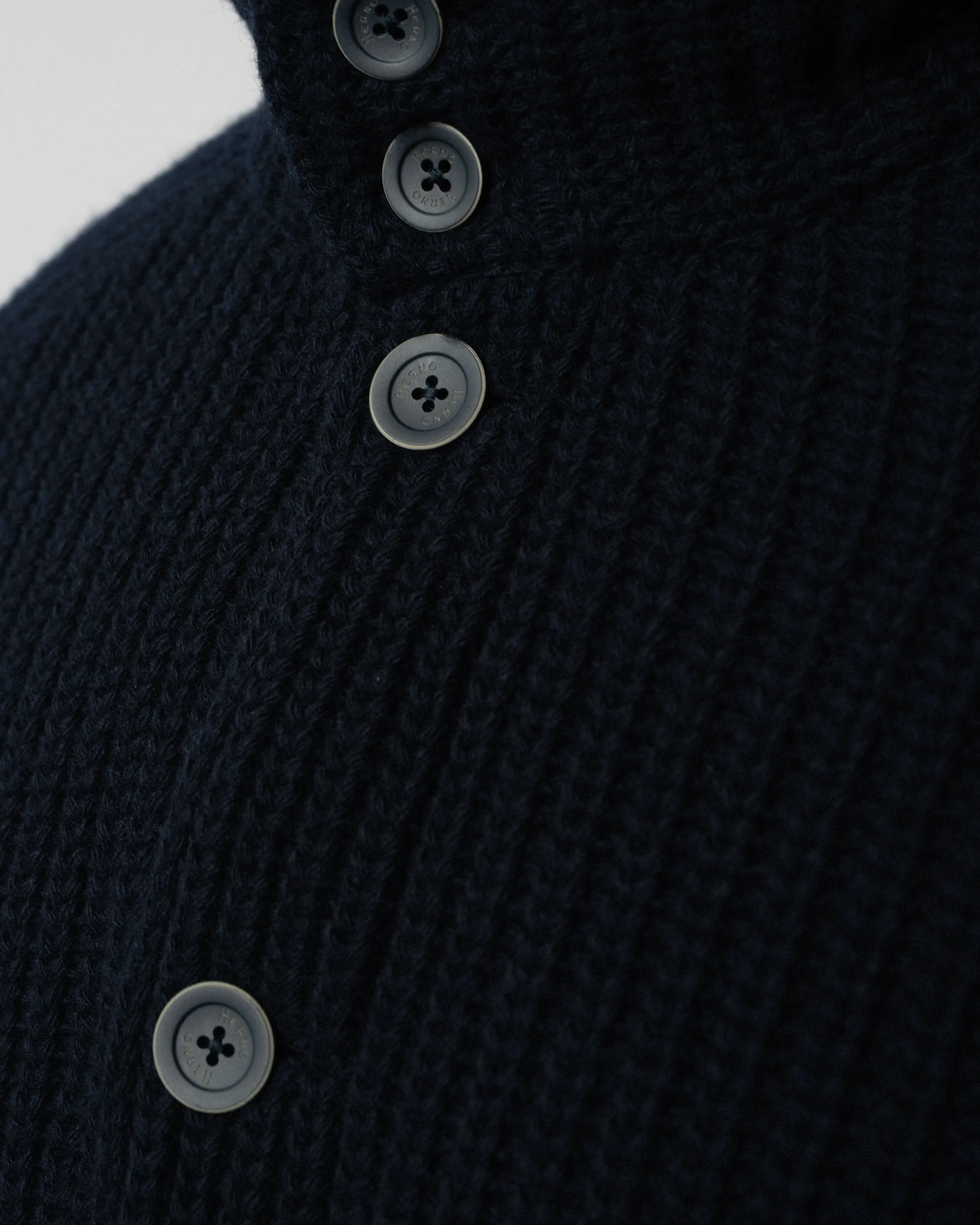 Knit Hooded Jacket