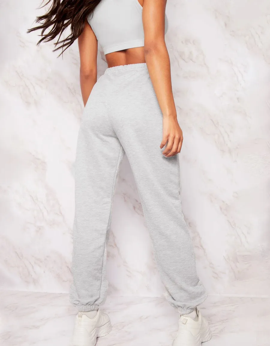 Ladies Fleece Jogger-Grey