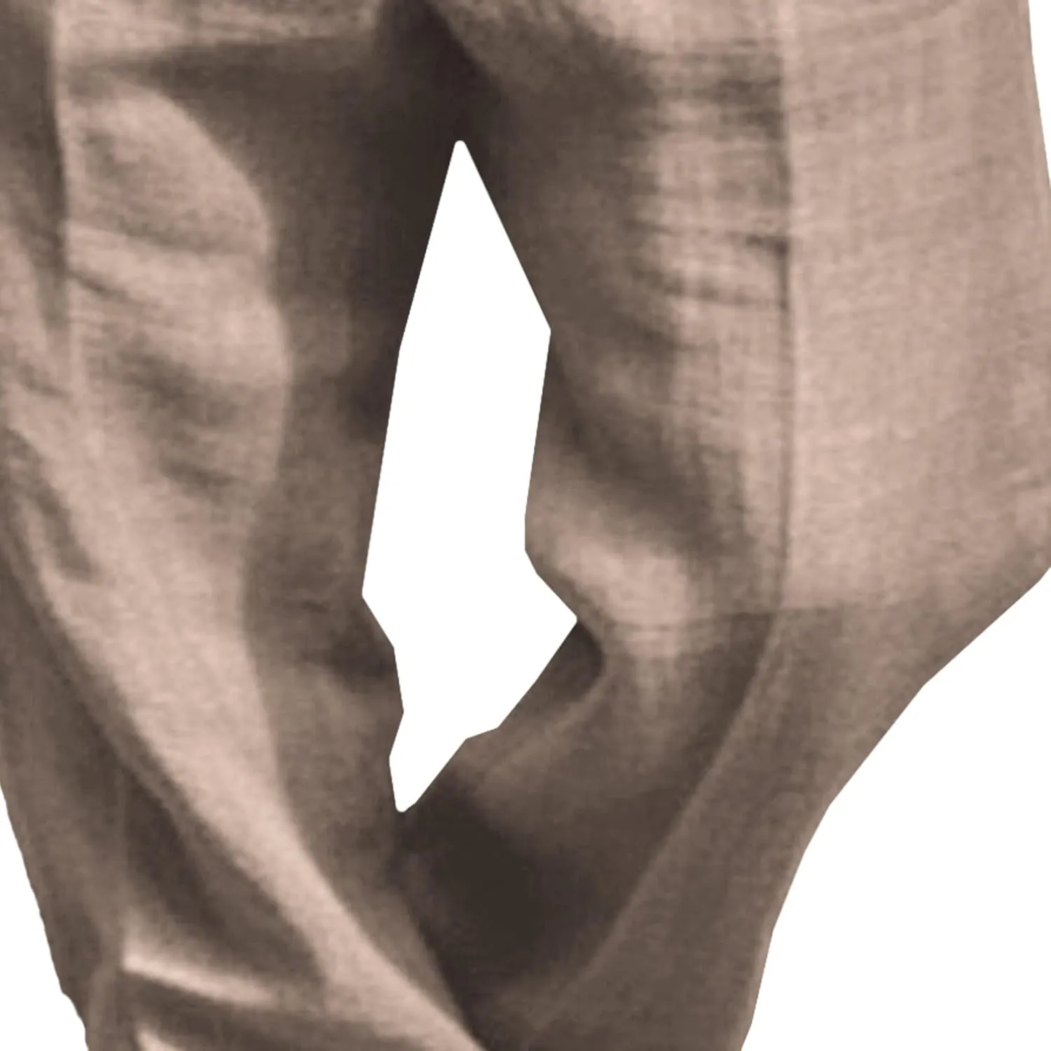 Men's Cotton Linen Baggy Beach Pants Breathable Casual Vacation Trousers Solid Straight Leg Summer Sweatpants