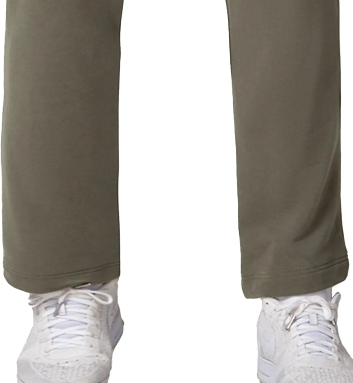 Men's Straight Leg Cotton Casual Athletic Pants Solid Loose Fit Workout Trousers Elastic Waist Outdoor Classic Pants