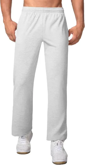 Men's Straight Leg Cotton Casual Athletic Pants Solid Loose Fit Workout Trousers Elastic Waist Outdoor Classic Pants