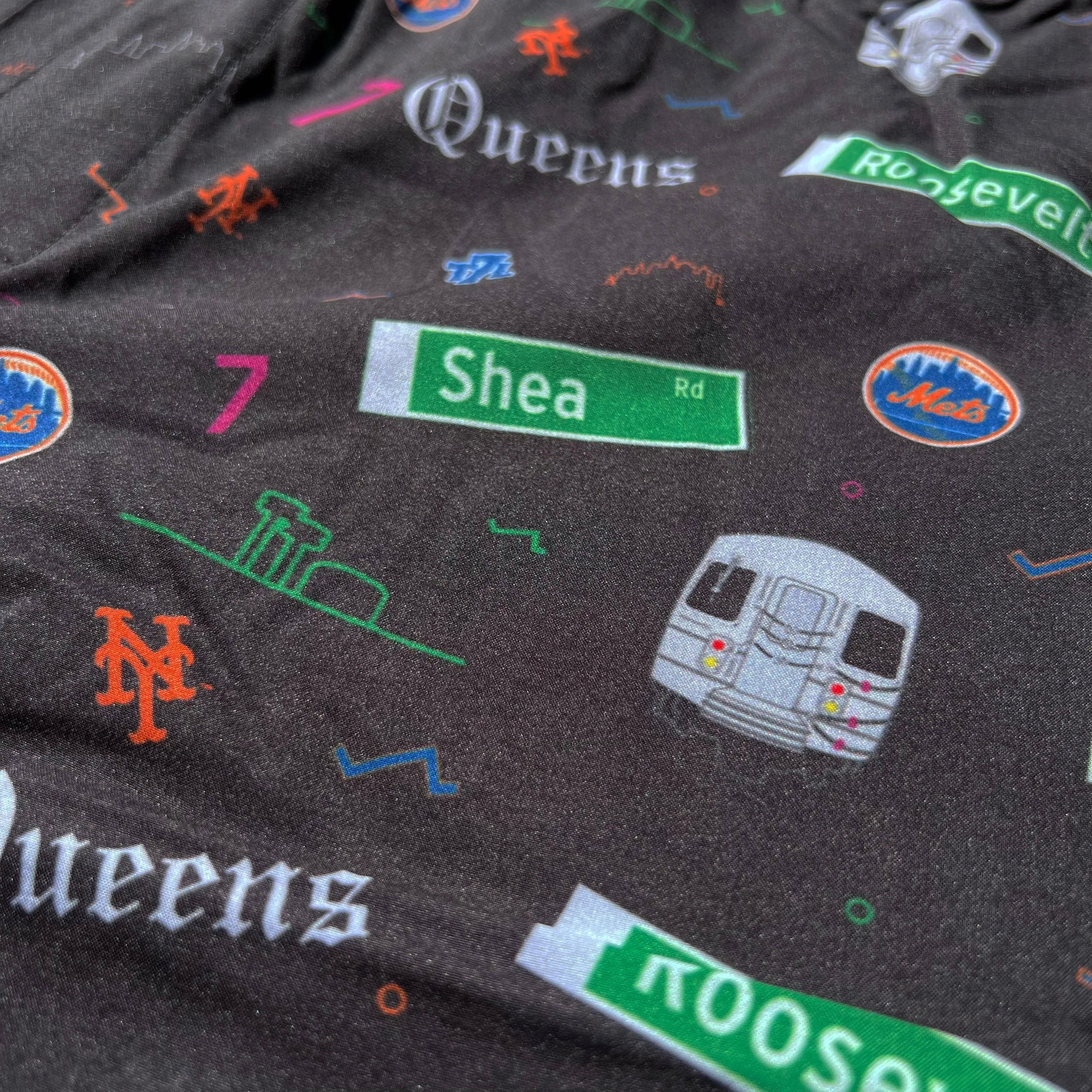 Mets "QUEENSBORO" shorts | Black