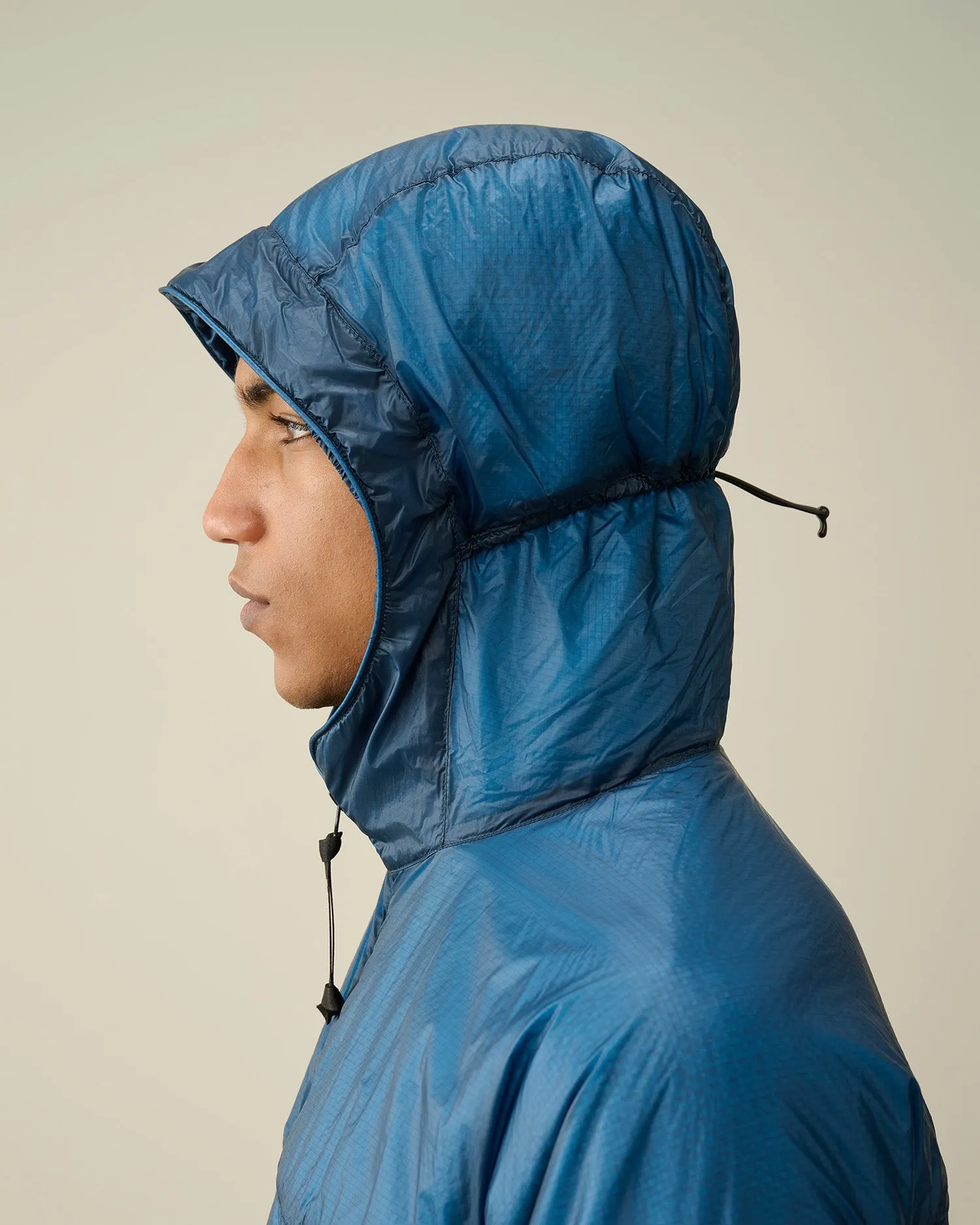 Nada Shell Hooded Jacket - INK BLUE