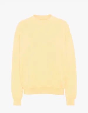 Organic Oversized Crew - Soft Yellow