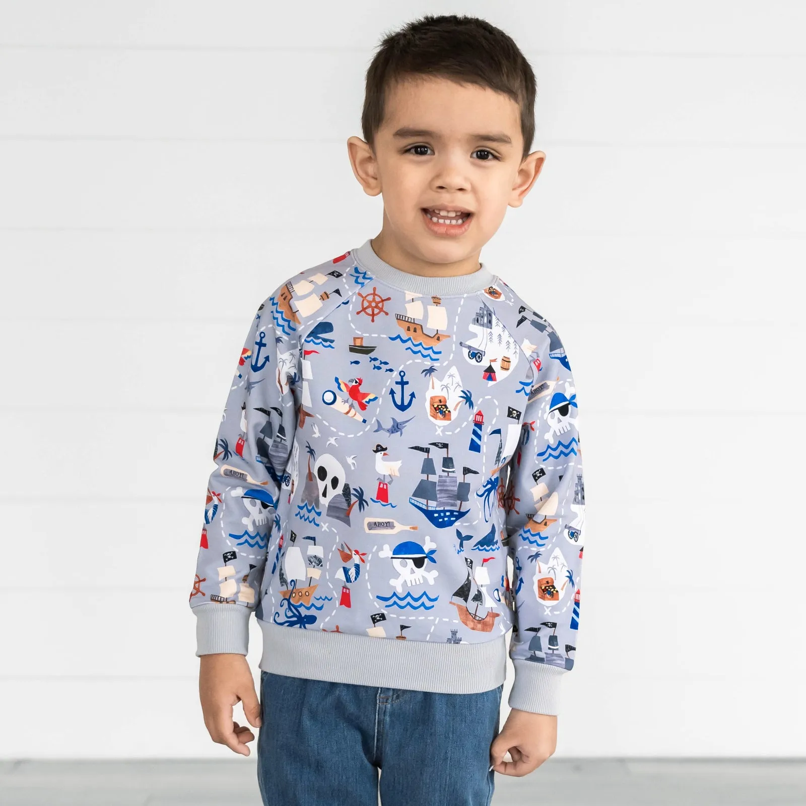 Pirate's Map Crewneck Sweatshirt