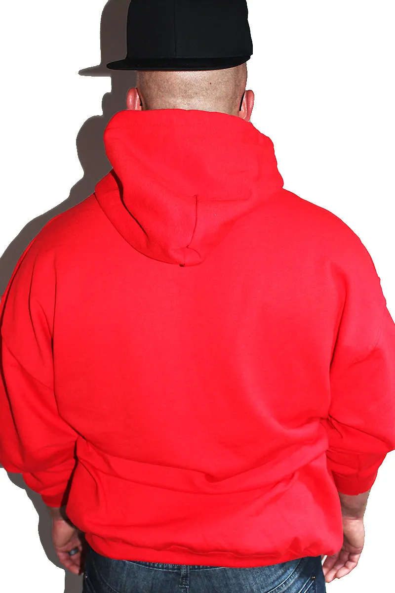 PLUS: Shady Long Sleeve Hoodie-Red