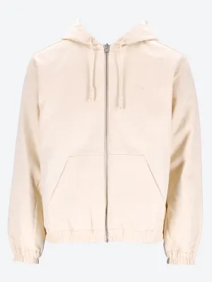Reversible hooded jacket