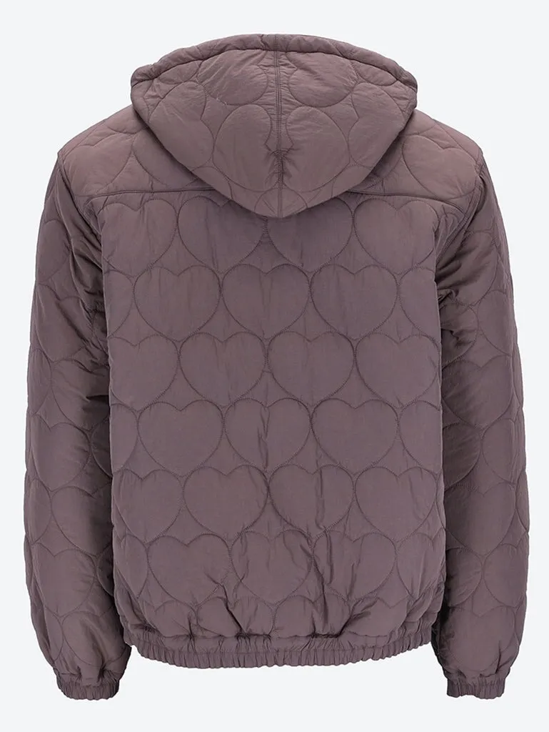 Reversible hooded jacket