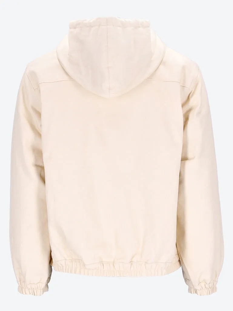Reversible hooded jacket
