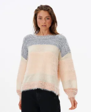 Rip Curl Surf Treehouse Knit Crew Sweater-Multi