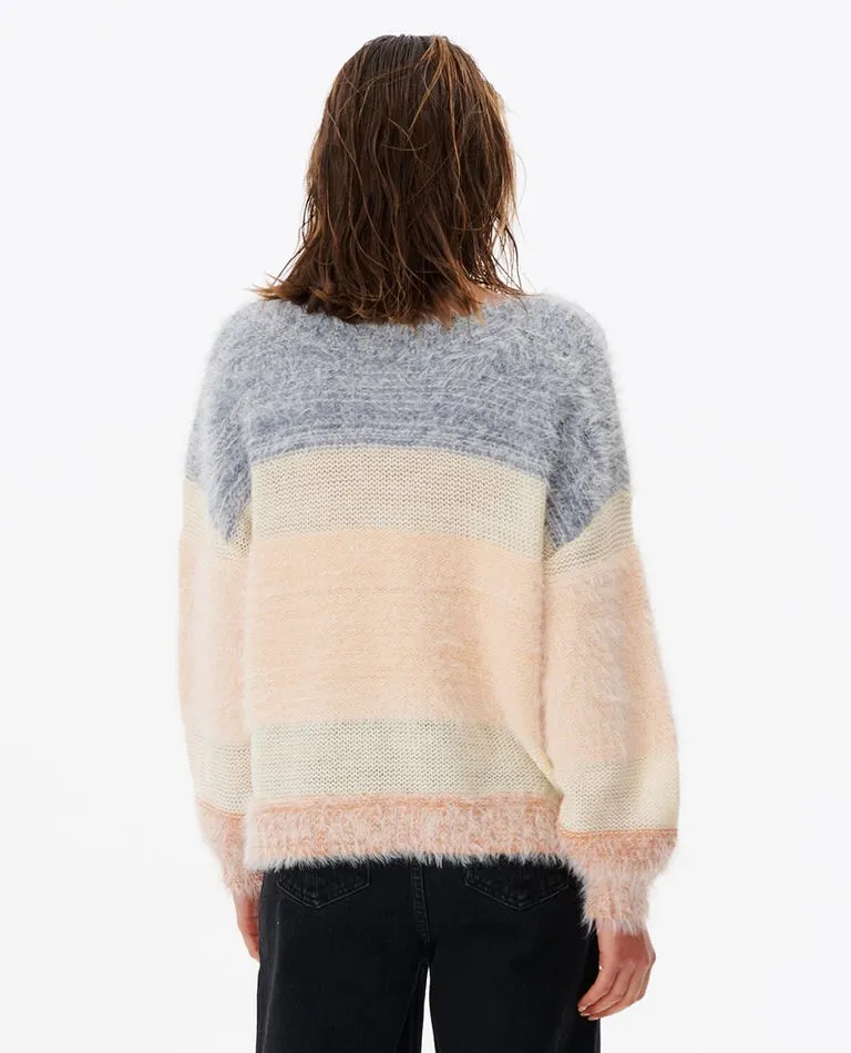 Rip Curl Surf Treehouse Knit Crew Sweater-Multi