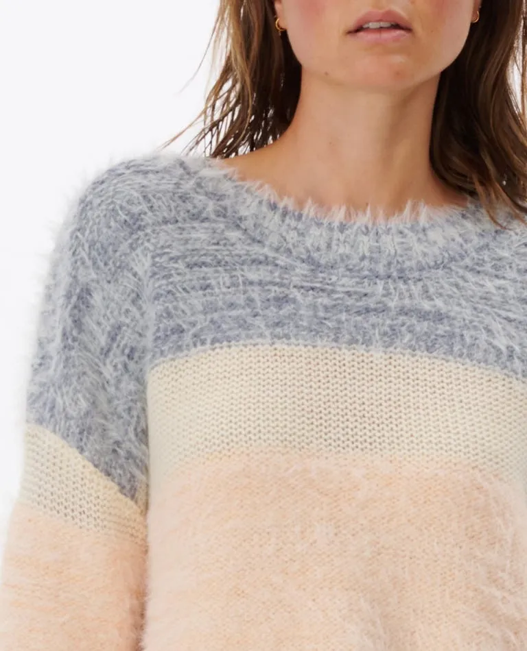 Rip Curl Surf Treehouse Knit Crew Sweater-Multi