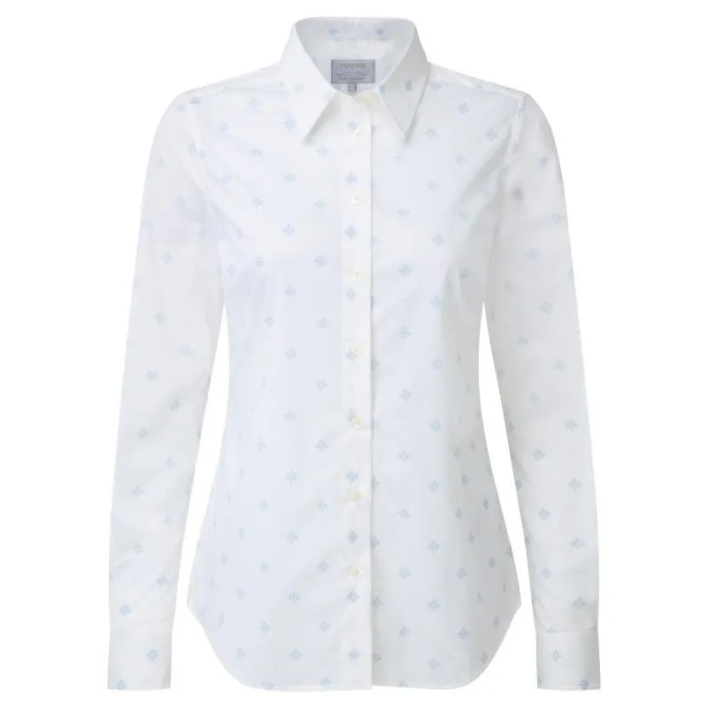 Schoffel Ladies Norfolk Shirt - Amalfi Bluebell