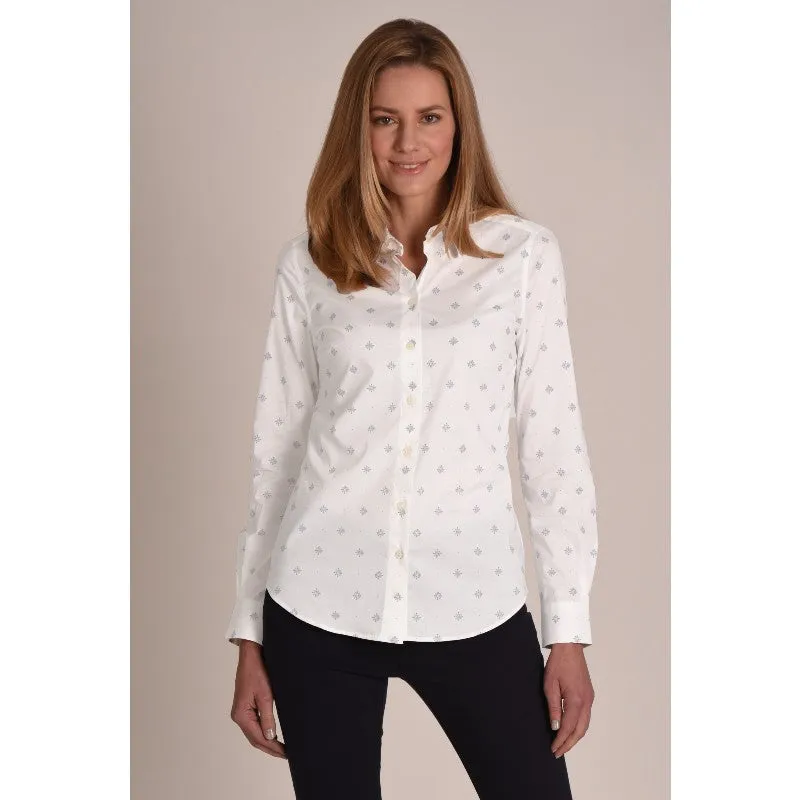 Schoffel Ladies Norfolk Shirt - Amalfi Bluebell
