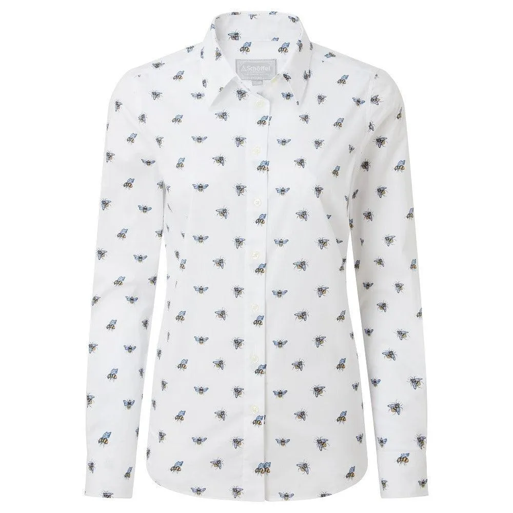Schoffel Ladies Norfolk Shirt - Bee Print