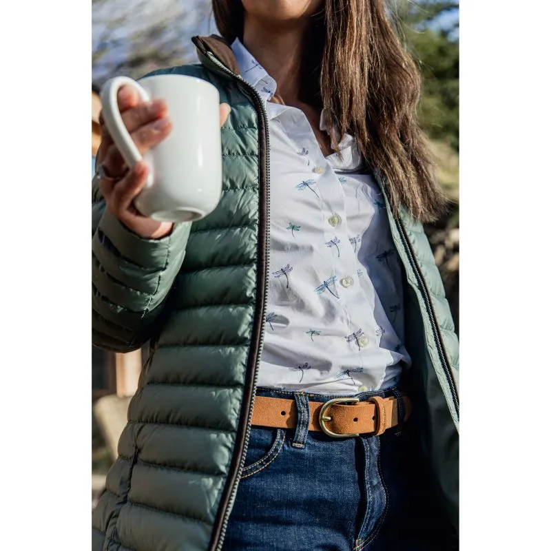 Schoffel Ladies Norfolk Shirt - Dragonfly Print