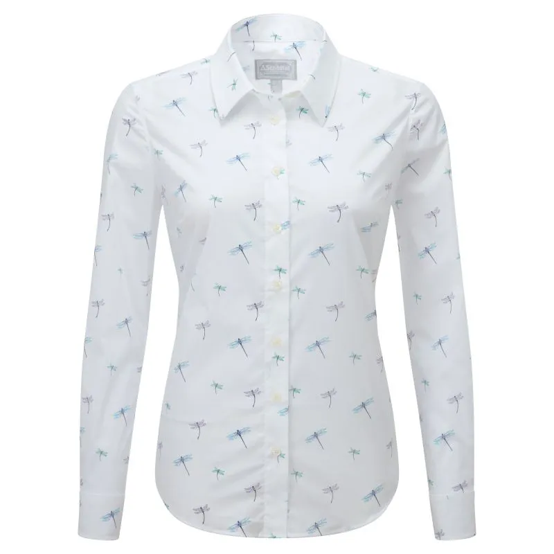 Schoffel Ladies Norfolk Shirt - Dragonfly Print