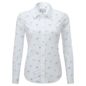 Schoffel Ladies Norfolk Shirt - Dragonfly Print