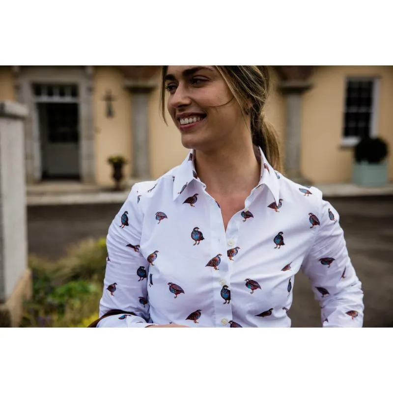 Schoffel Ladies Norfolk Shirt - French Partridge Print