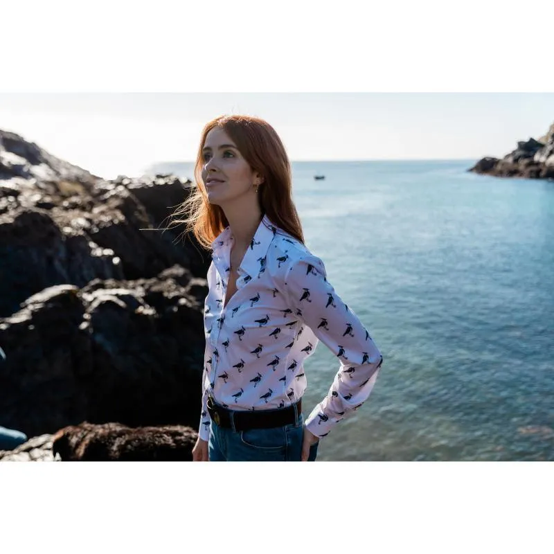 Schoffel Ladies Norfolk Shirt - Lapwing Print