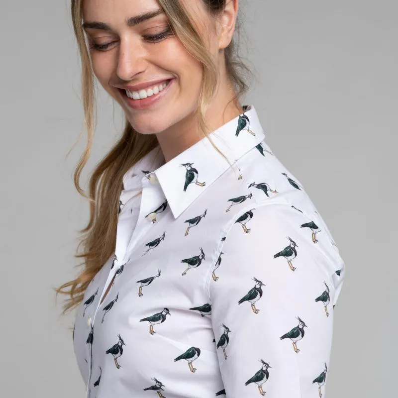 Schoffel Ladies Norfolk Shirt - Lapwing Print