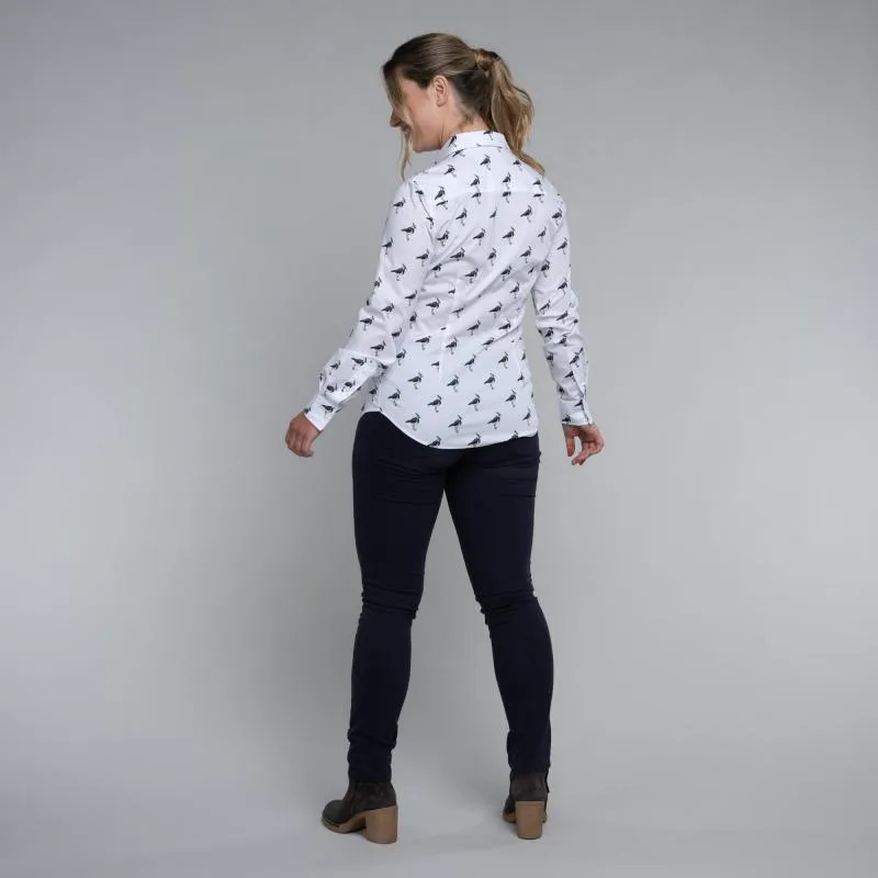 Schoffel Ladies Norfolk Shirt - Lapwing Print