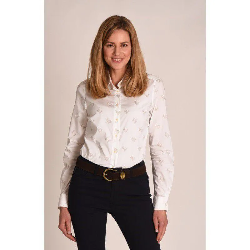 Schoffel Ladies Norfolk Shirt - Marble Hare