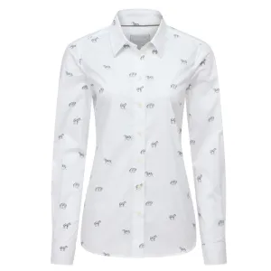 Schoffel Ladies Norfolk Shirt - Zebra Print
