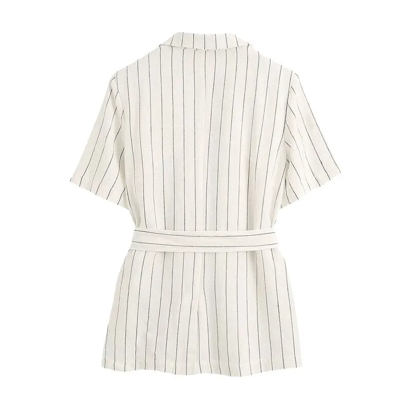 SHORT SLEEVE BLAZER