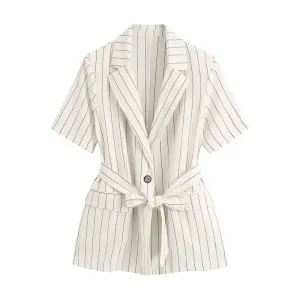 SHORT SLEEVE BLAZER