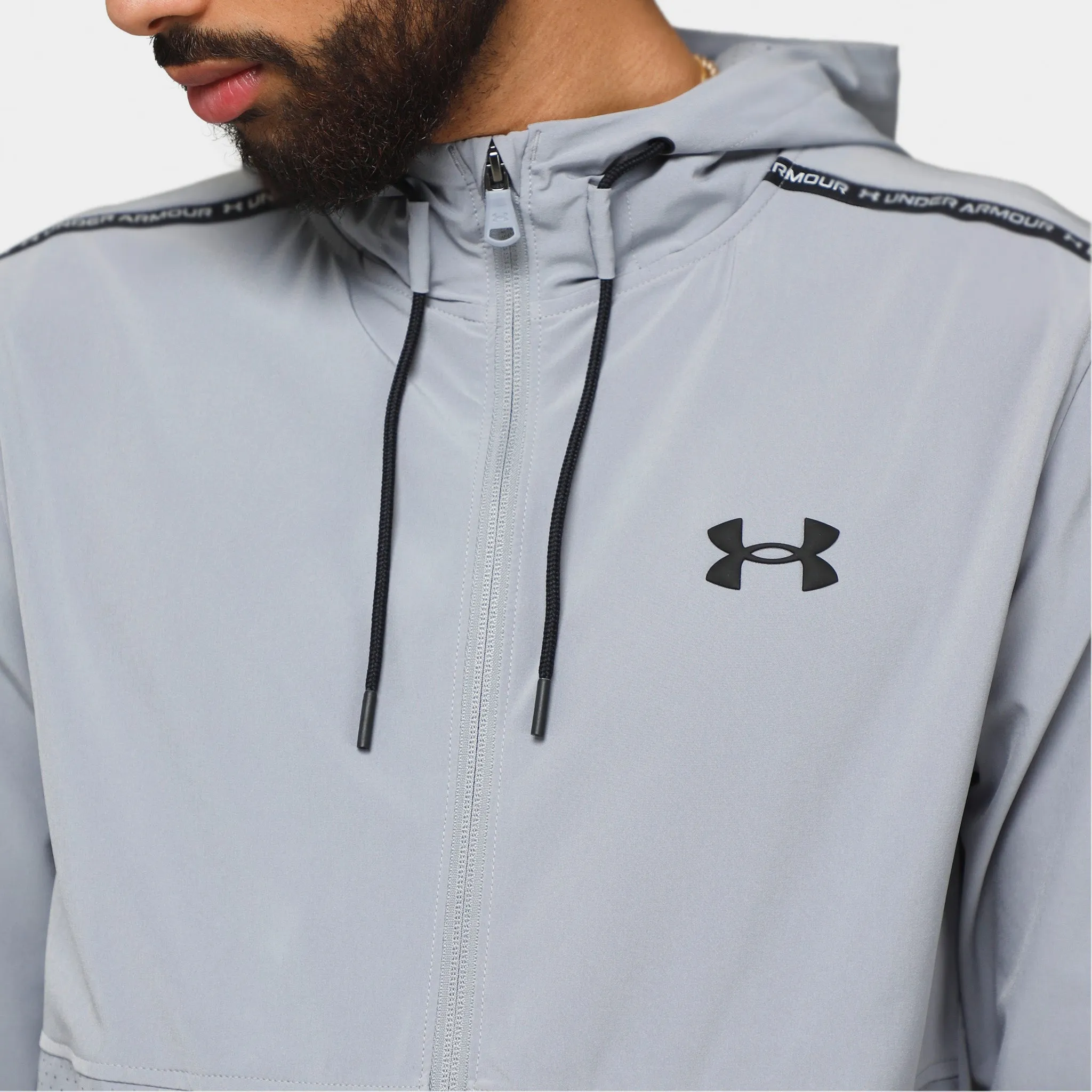 Under Armour Lock-Up Woven Jacket Steel / Black