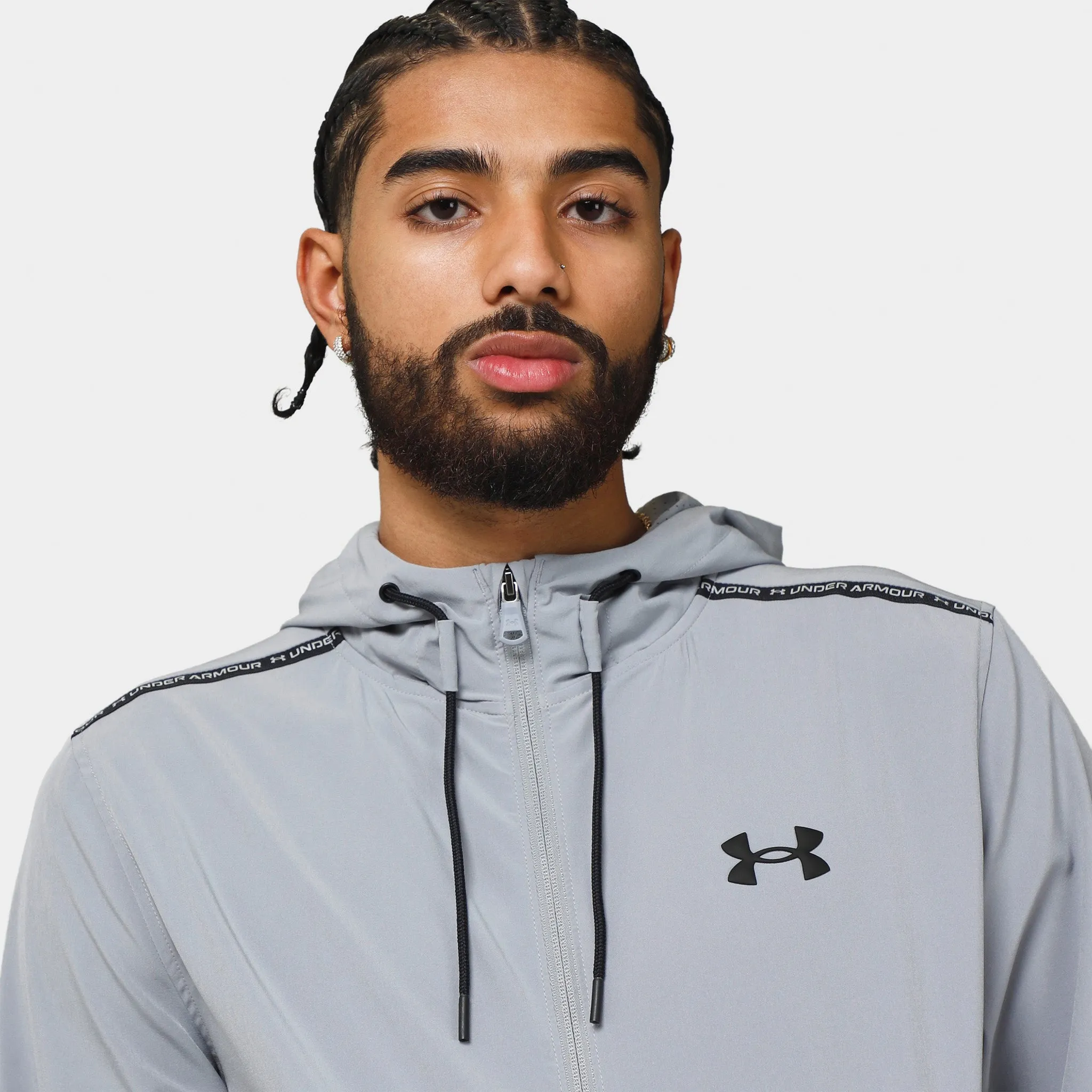 Under Armour Lock-Up Woven Jacket Steel / Black